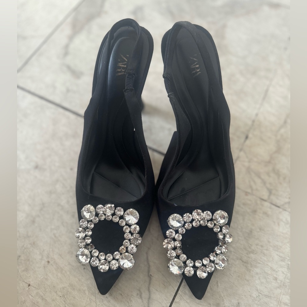 Zara slingback heels size 6
